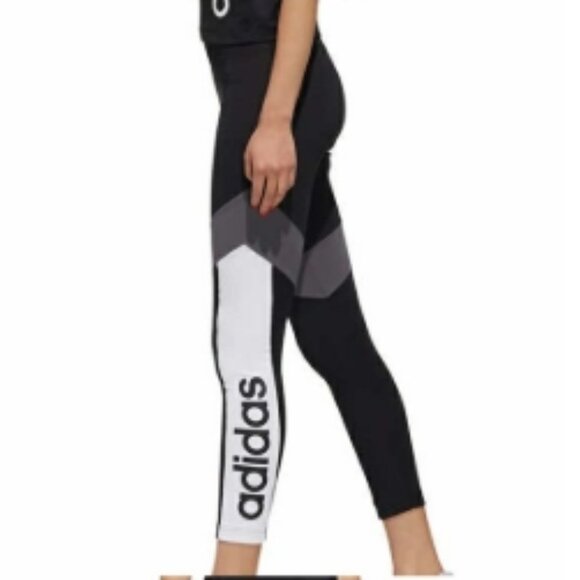 ADIDAS Women's Designed 2 Move Color Block 7/8 Tights Black S (NWOT) - Picture 2 of 10